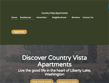 Tablet Screenshot of apartmentslibertylake.com